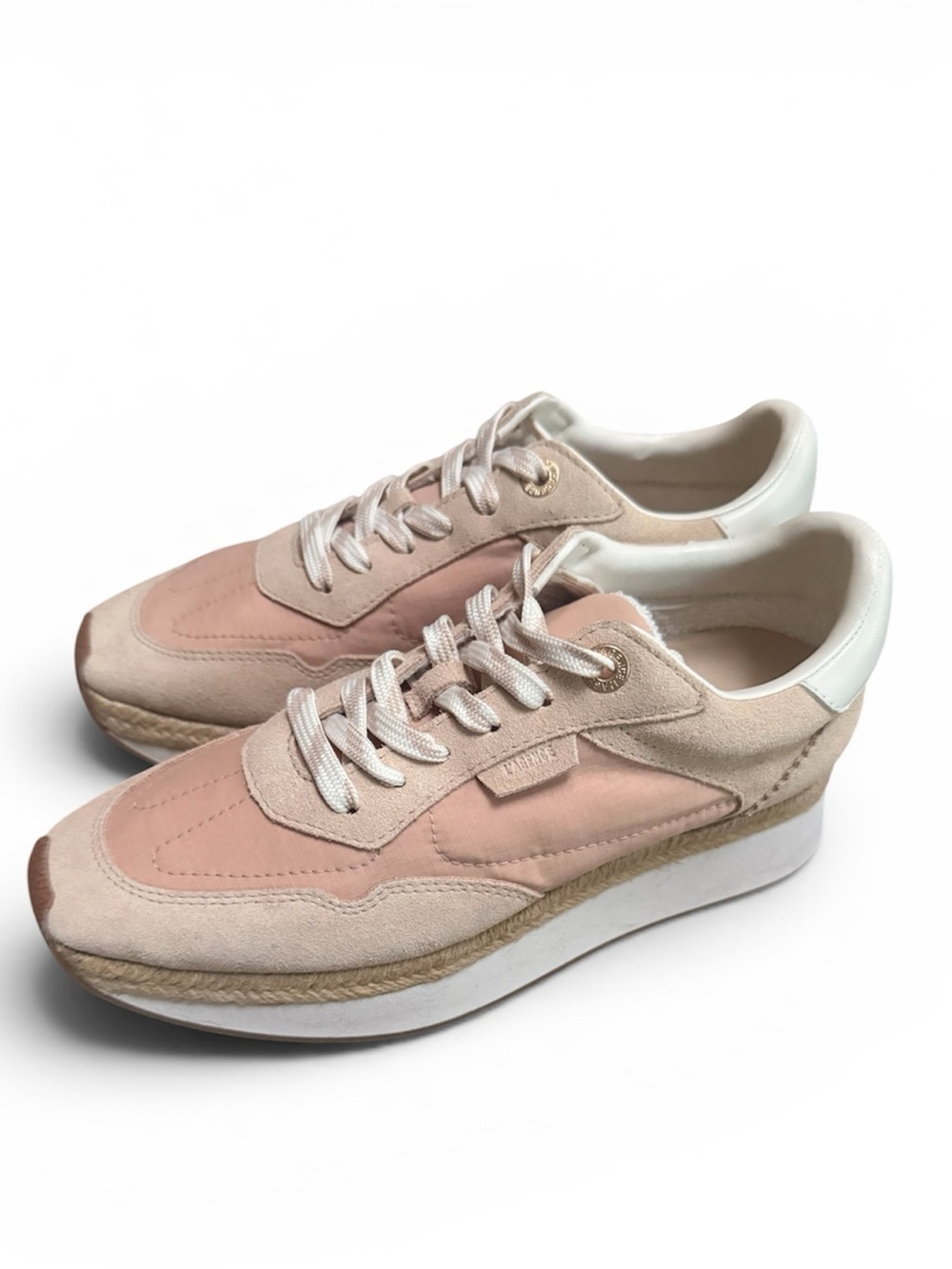 L'AGENCE Pink and Cream Sneakers / L'AGENCE Ivone II sneaker Size 6